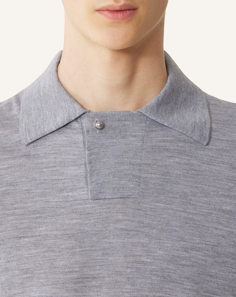 Polo En Laine Mérinos Black
