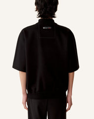 Polo Ample En Jersey Double Face Black