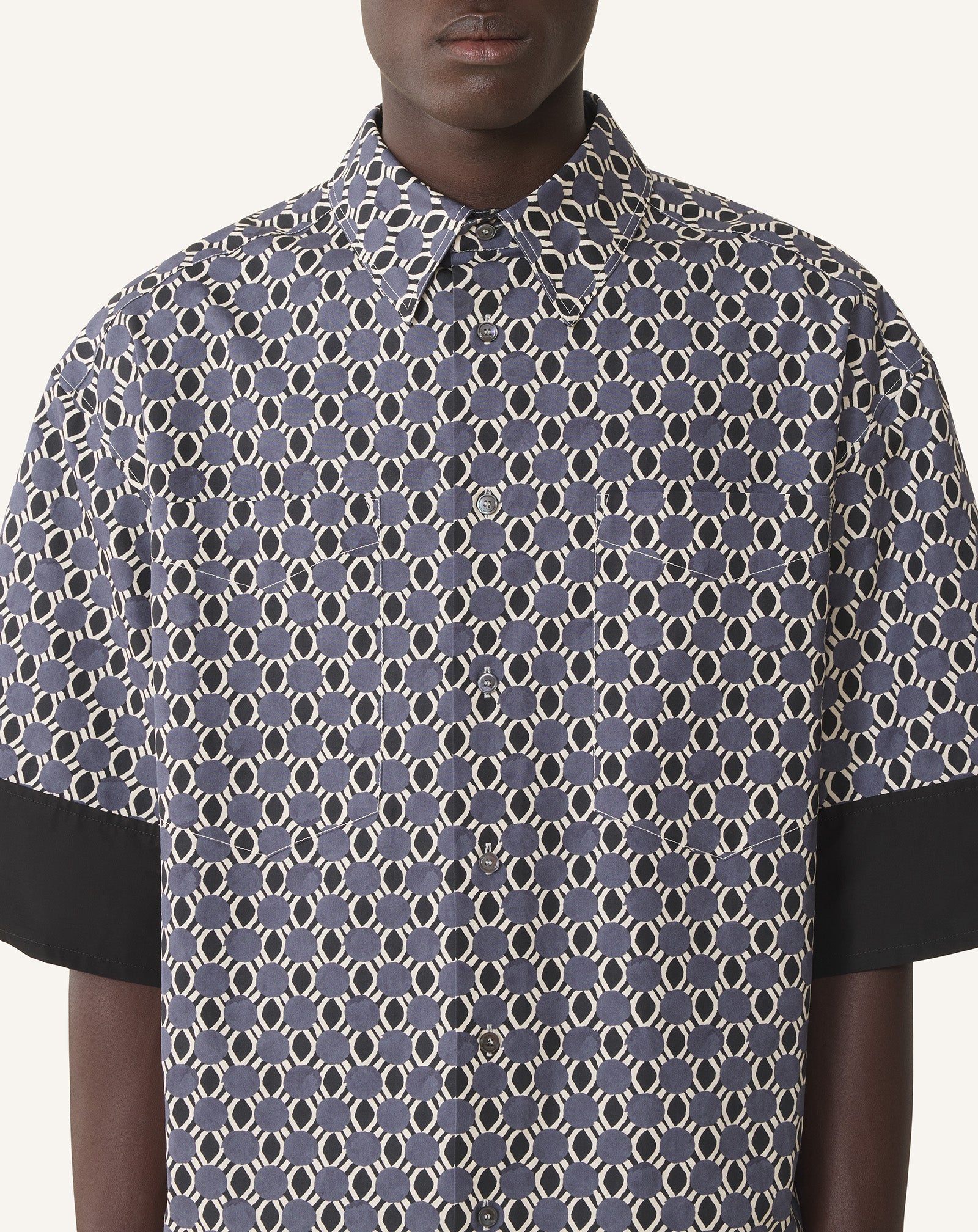 Chemise Ample En Coton Imprimé