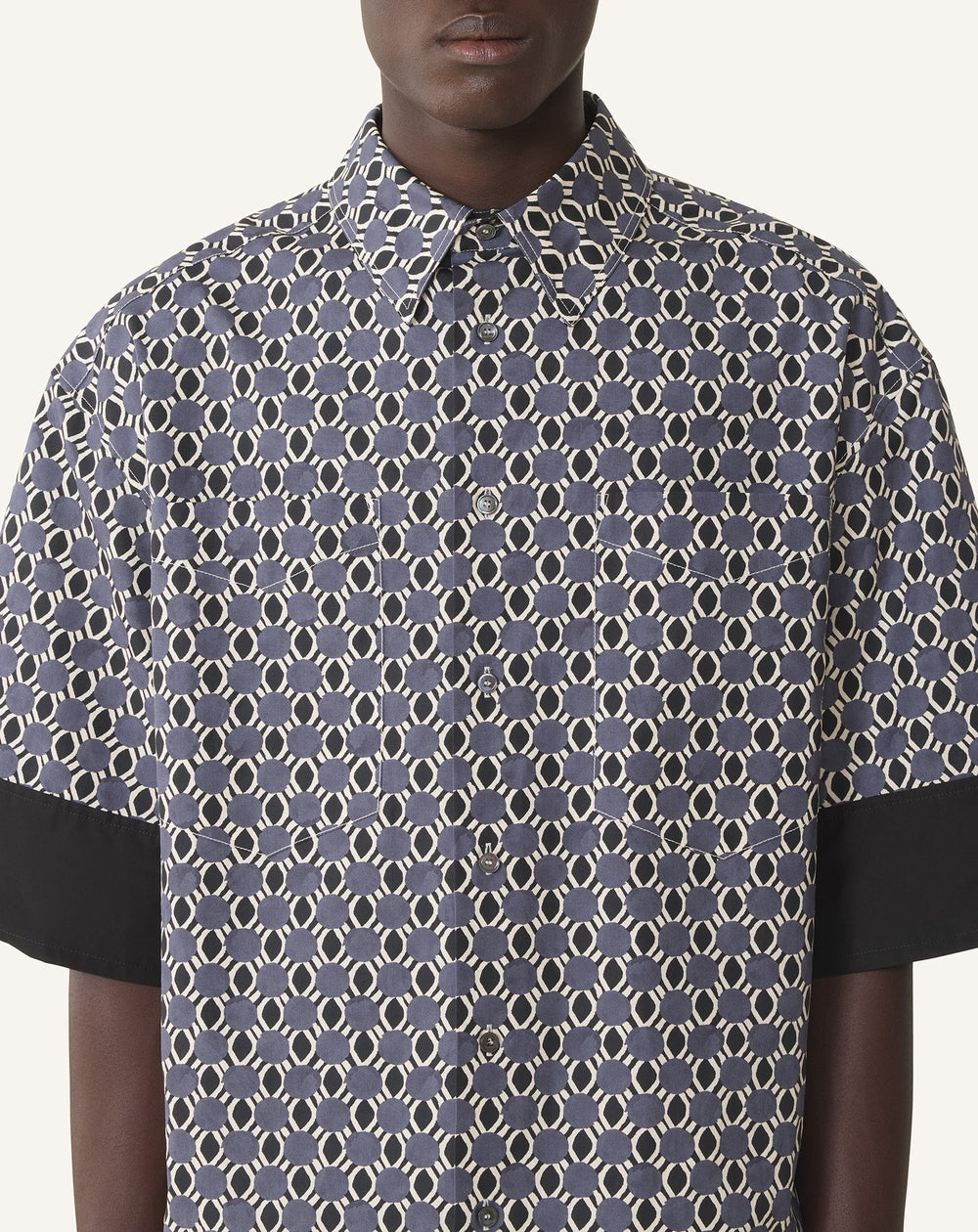 Chemise Ample En Coton Imprimé