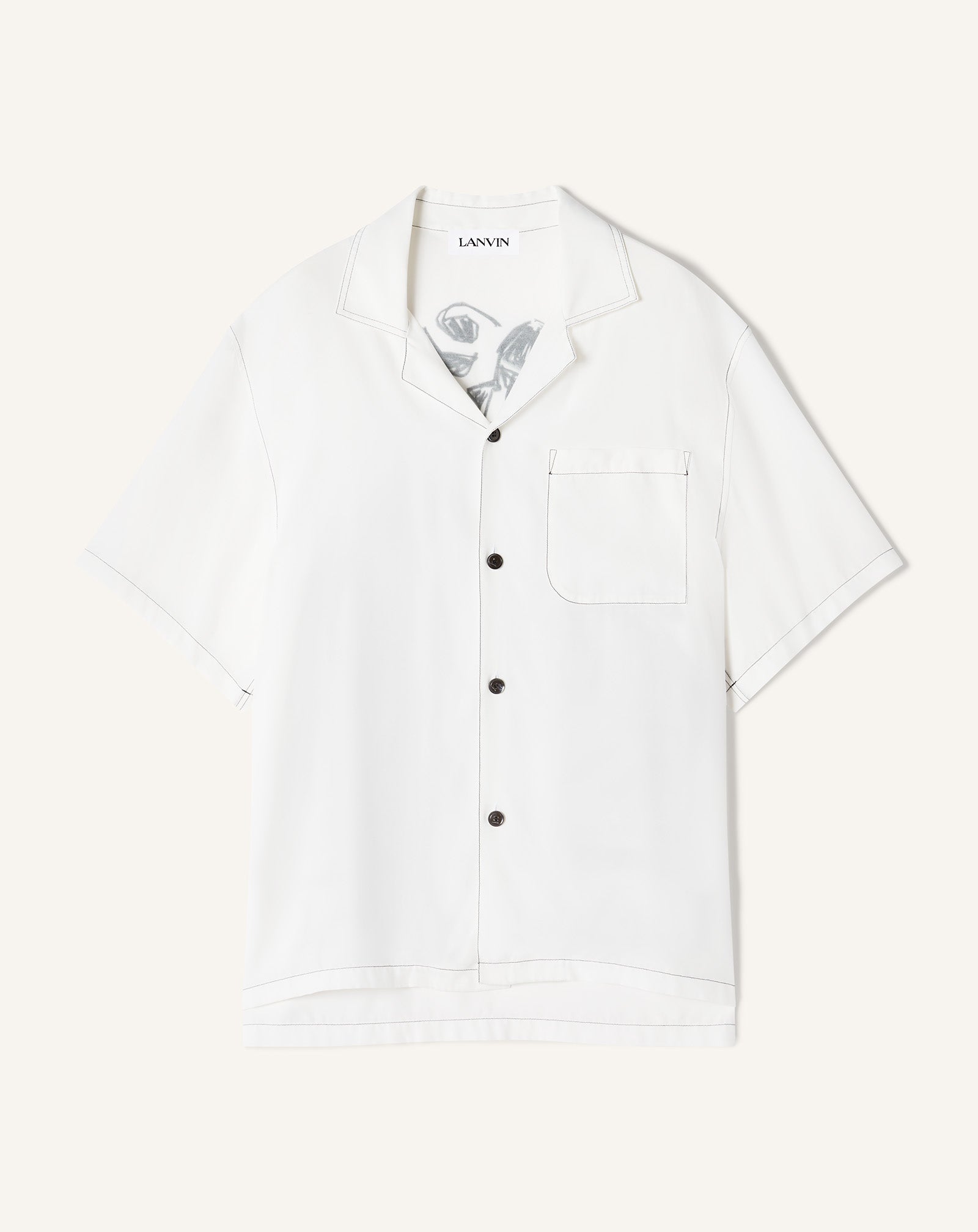 Chemise Dos Imprimé La Mère Et L'enfant White