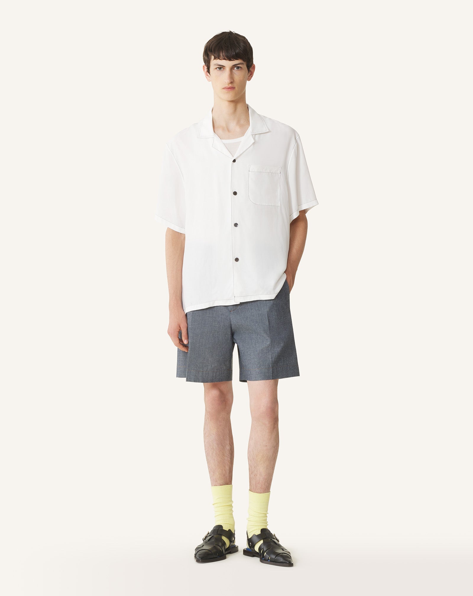 Chemise Dos Imprimé La Mère Et L'enfant White