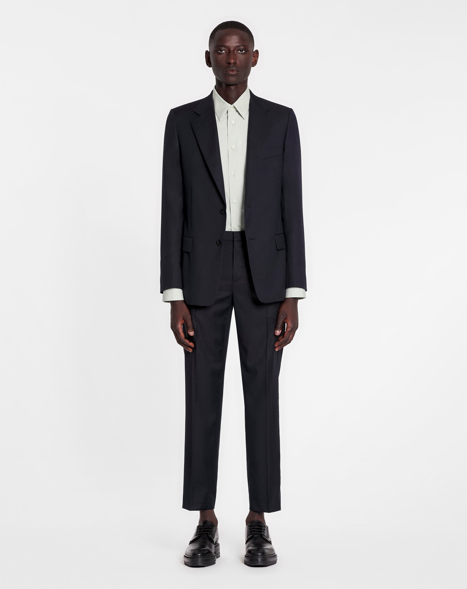 CIGARETTE TROUSERS NAVY BLUE