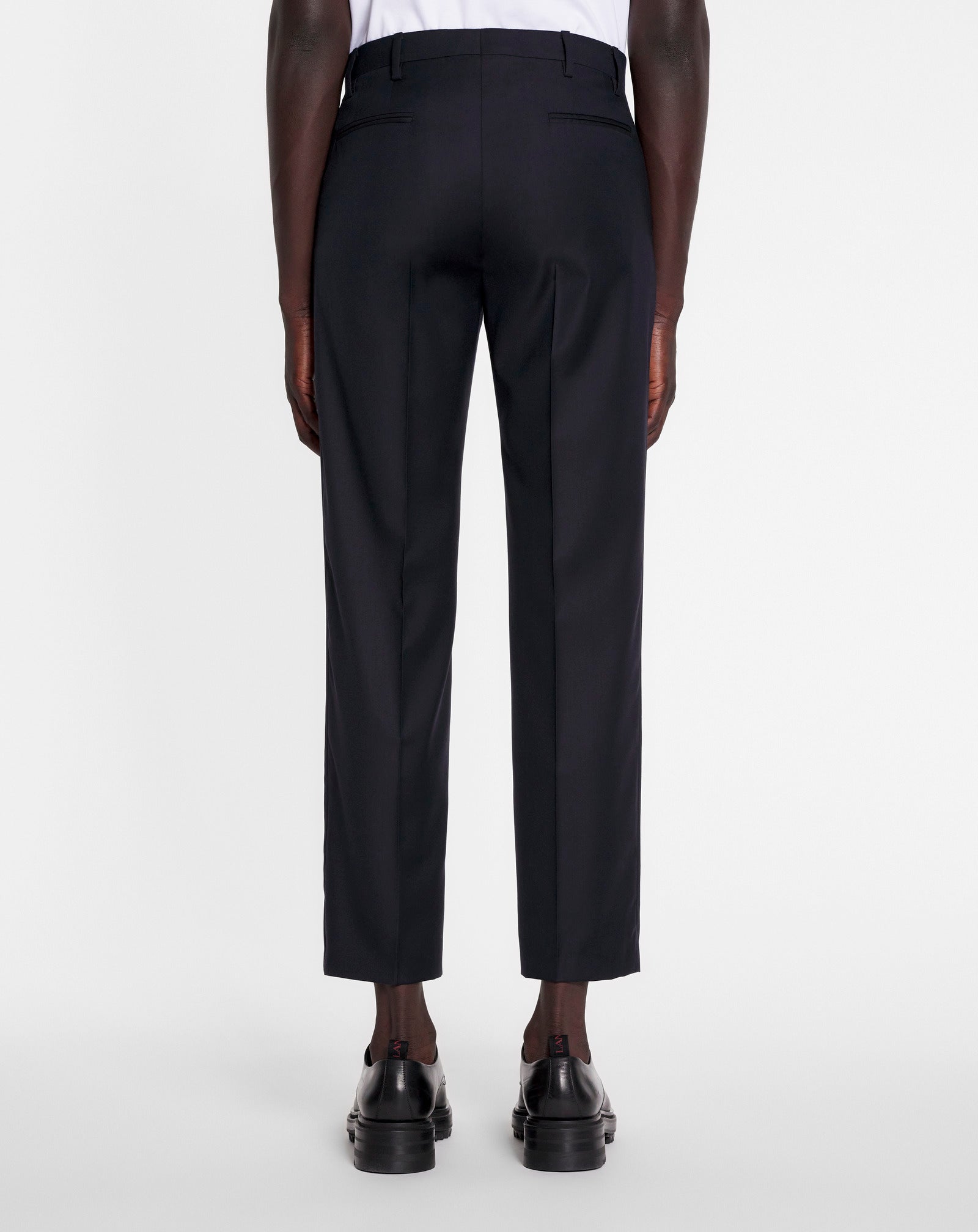 CIGARETTE TROUSERS NAVY BLUE