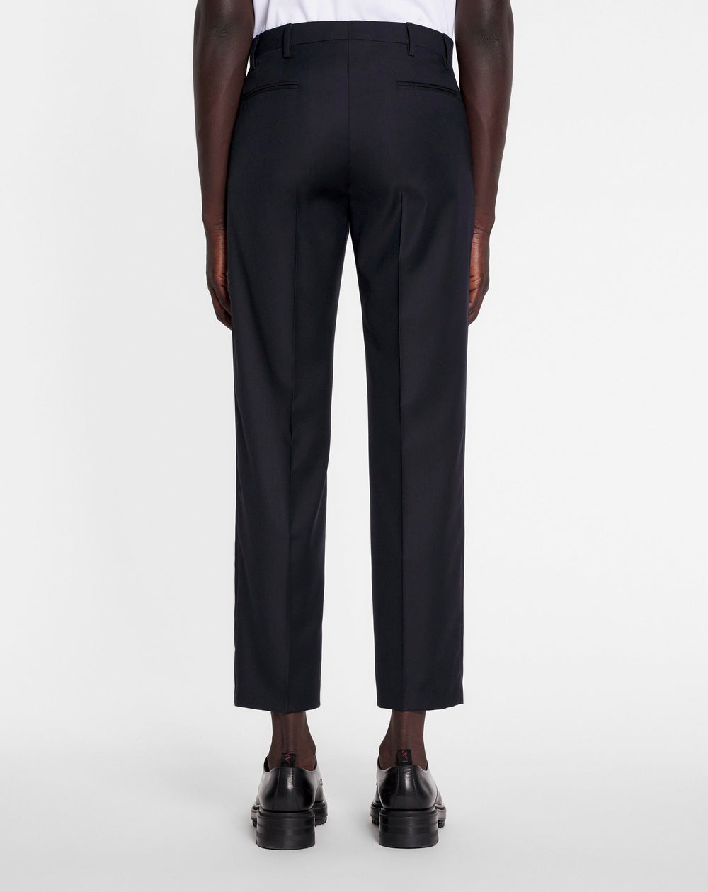 CIGARETTE TROUSERS NAVY BLUE