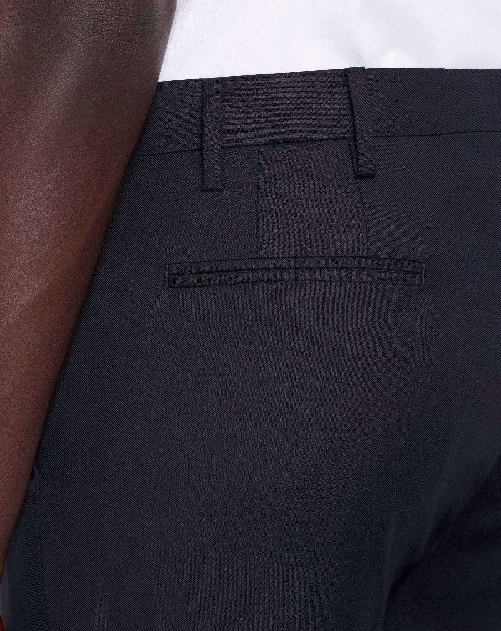 CIGARETTE TROUSERS NAVY BLUE