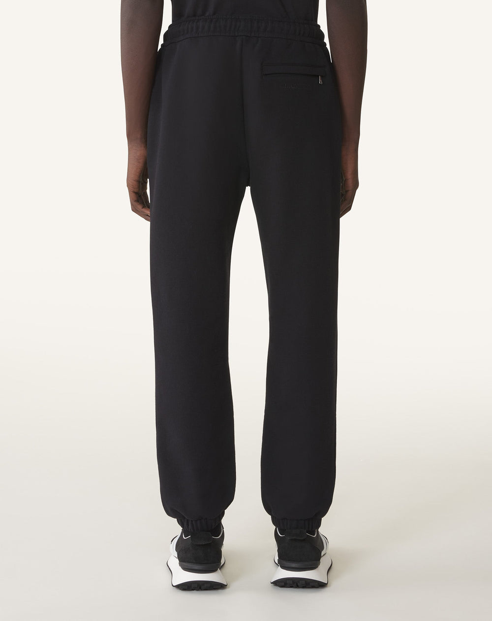 Black Fleece Jogger Pants