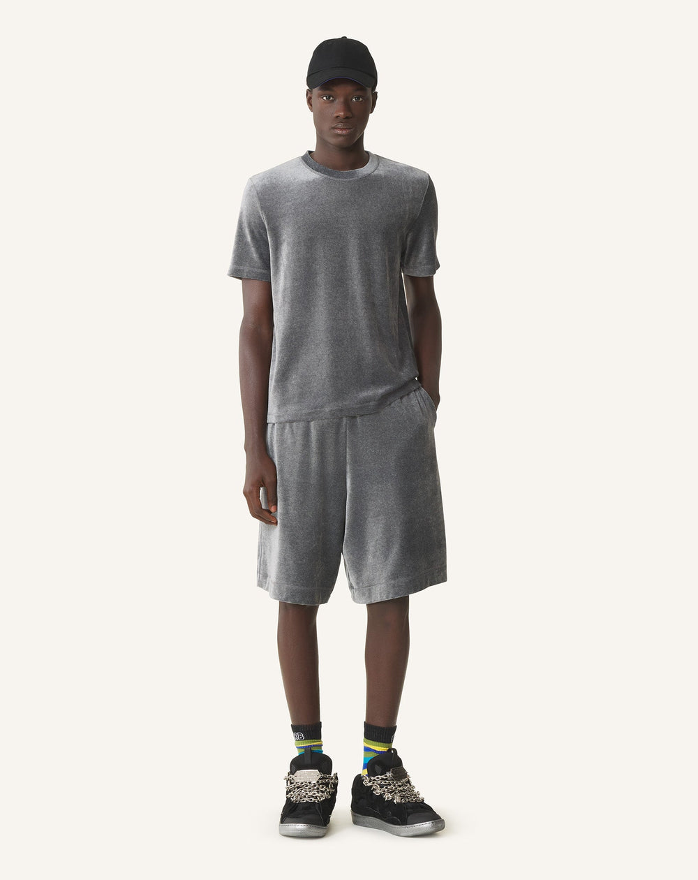 Bermuda En Velours Grey