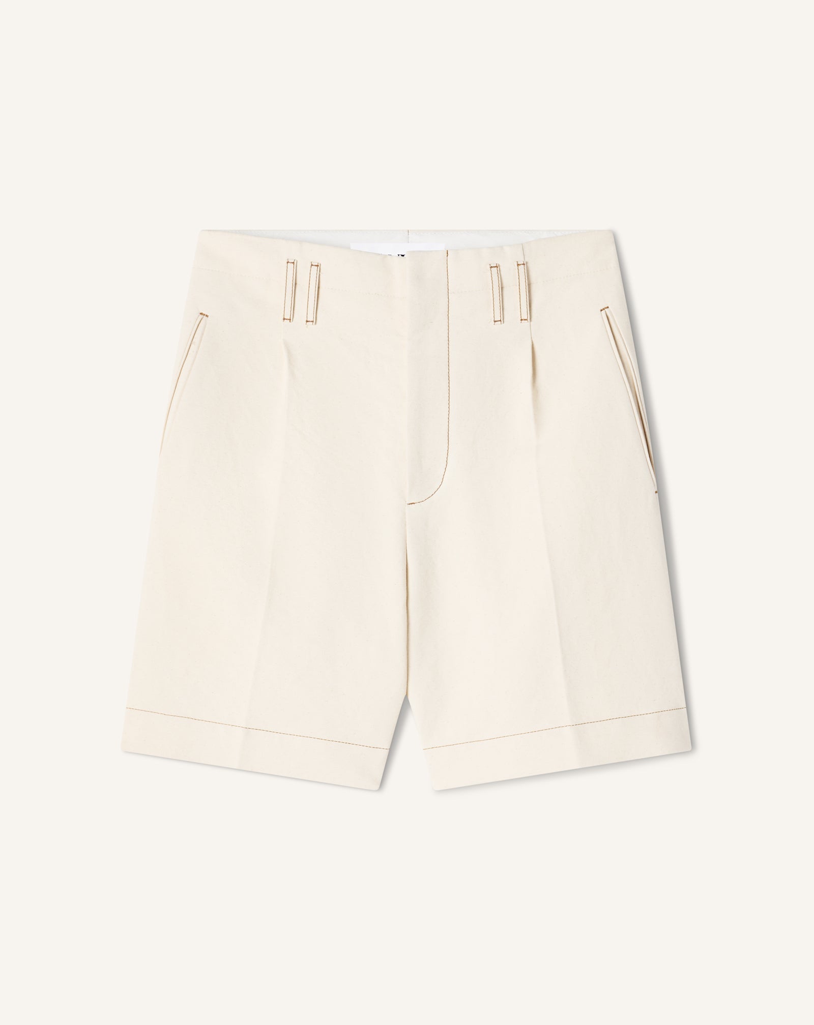 Short En Denim White