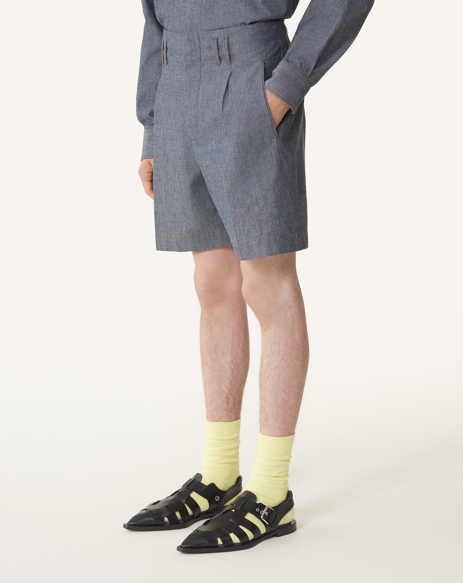 Short En Chambray Blue