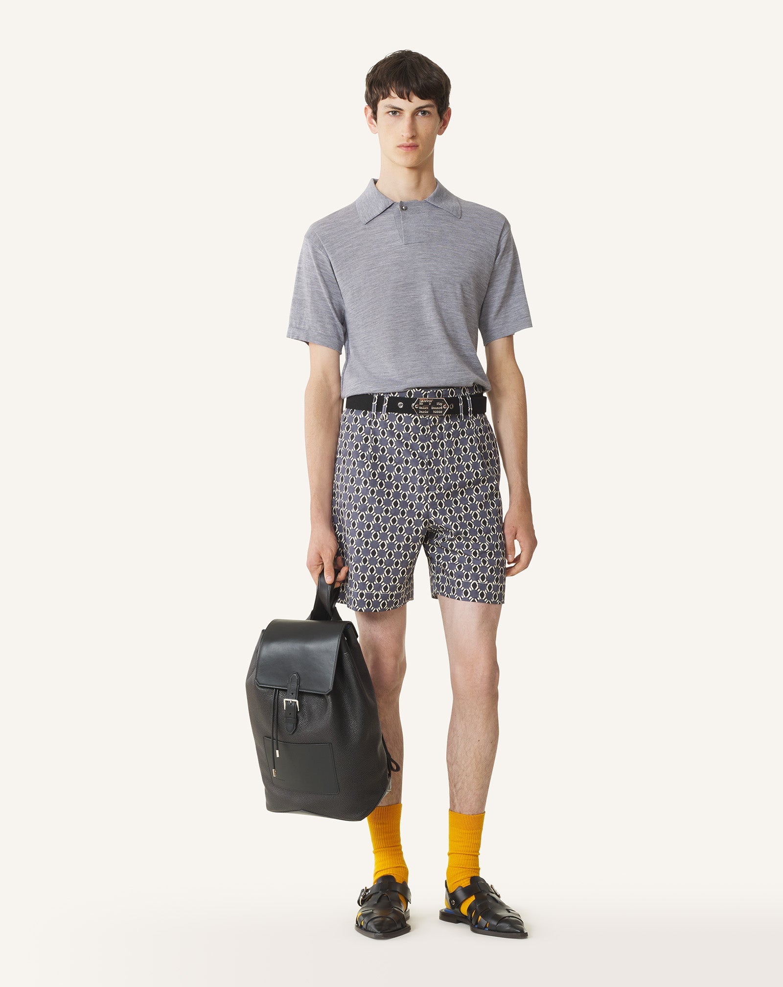 Short En Coton Imprimé