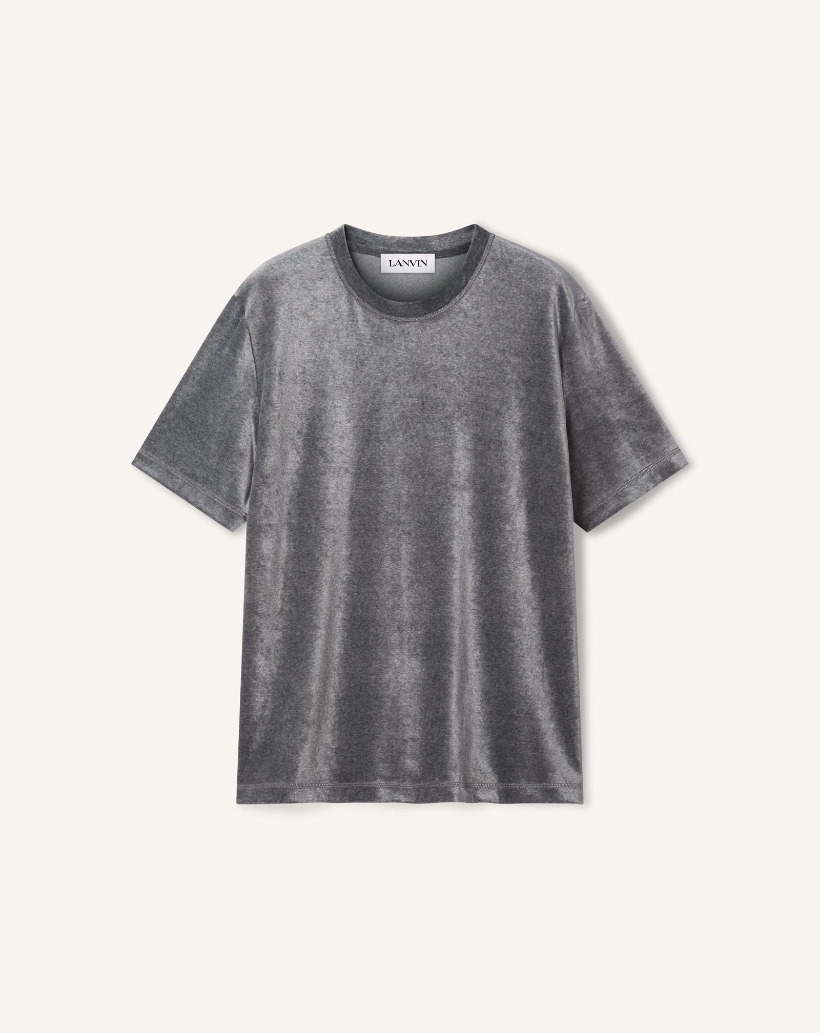 T-shirt En Velours Grey