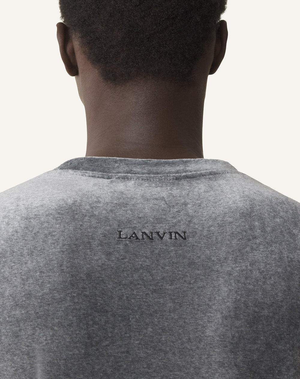 T-shirt En Velours Grey