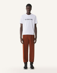 White Lanvin Embroidered Cotton T-shirt