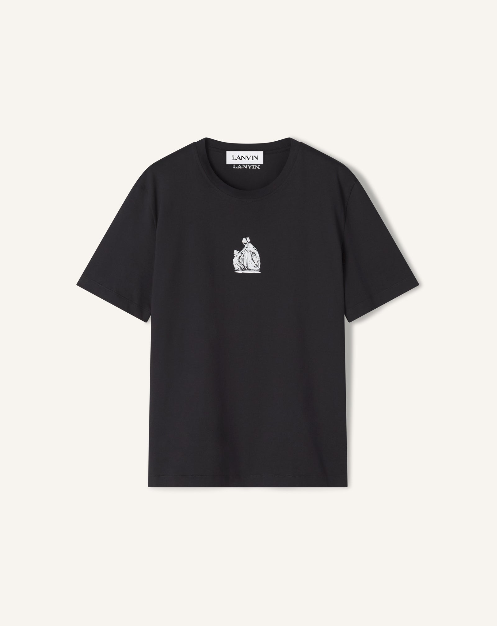 T-shirt Imprimé La Mère Et L'enfant Black