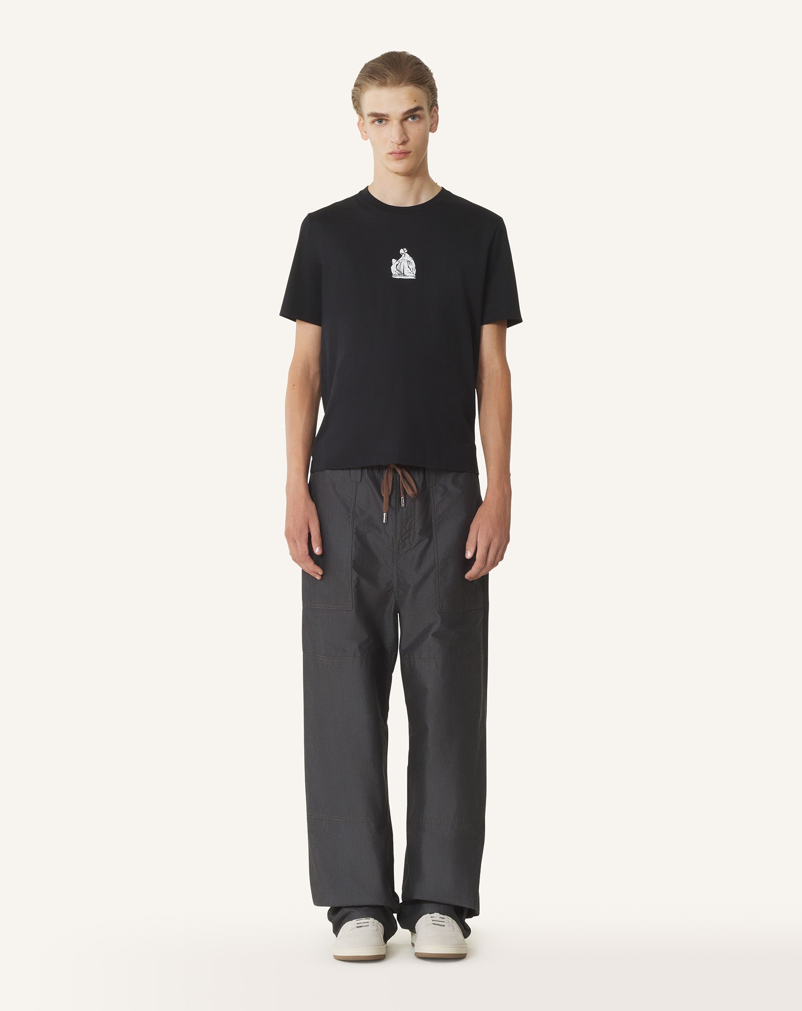 T-shirt Imprimé La Mère Et L'enfant Black