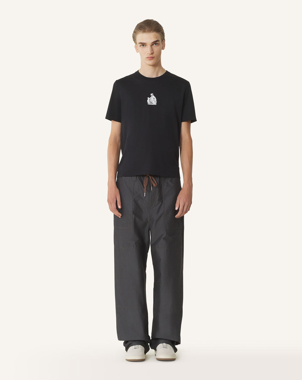 T-shirt Imprimé La Mère Et L'enfant Black