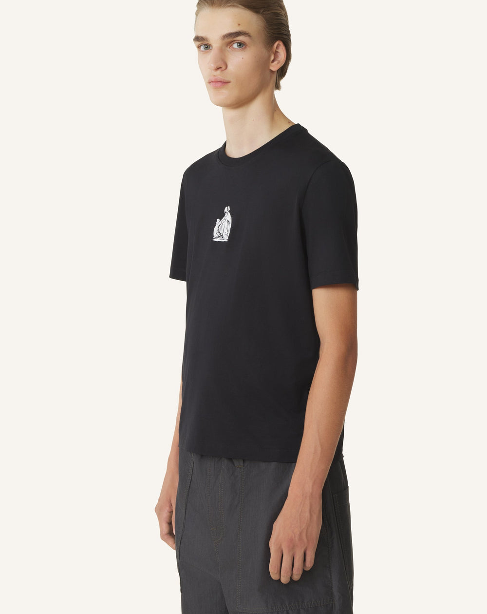 T-shirt Imprimé La Mère Et L'enfant Black