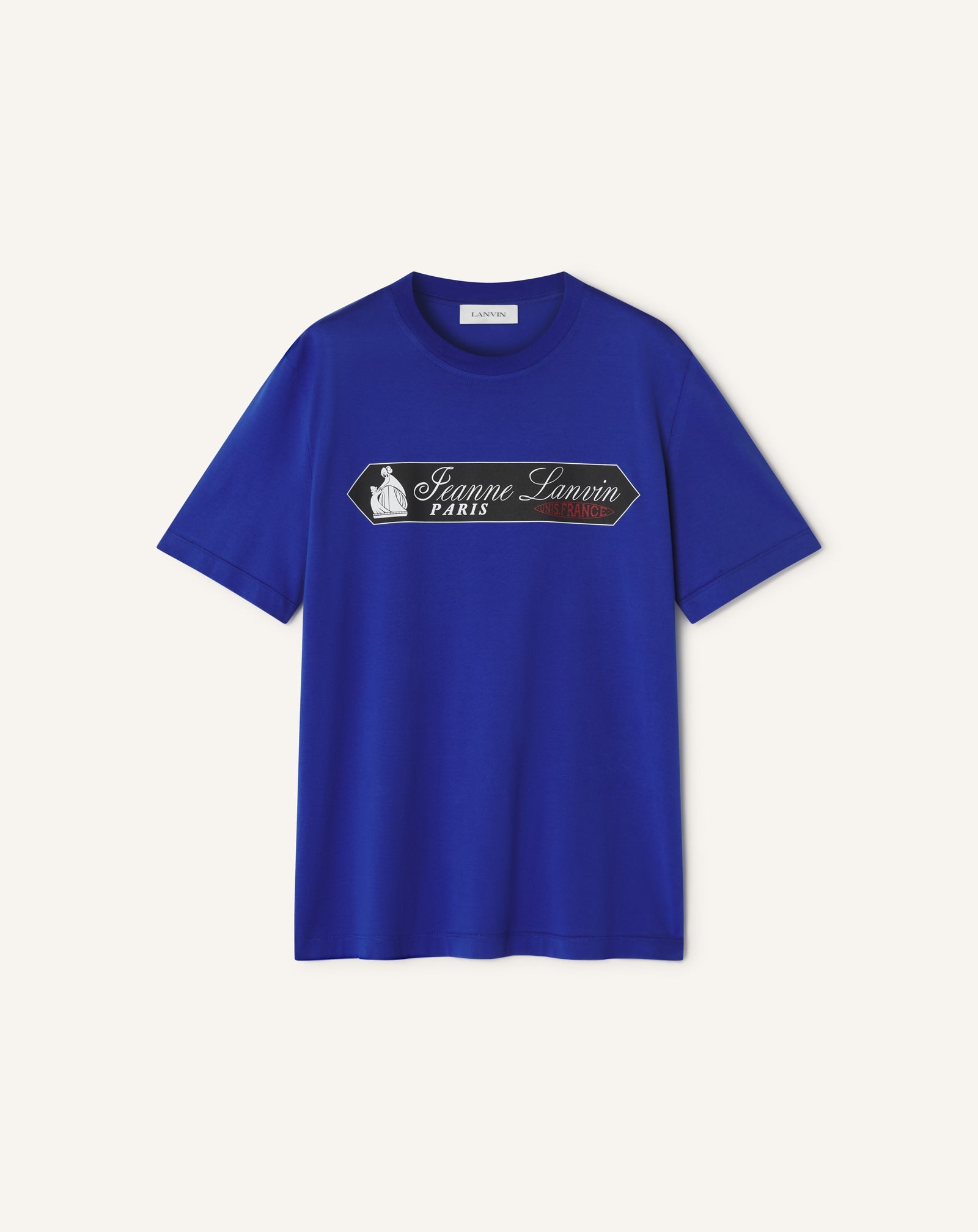 T-shirt Imprimé Etiquette Lanvin Blue