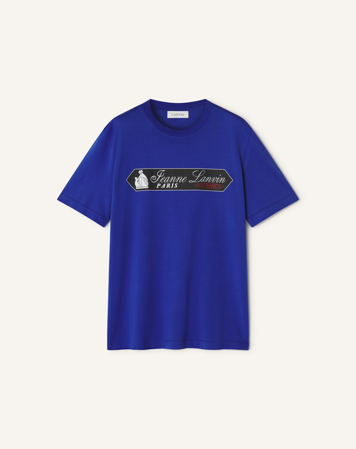 T-shirt Imprimé Etiquette Lanvin Blue