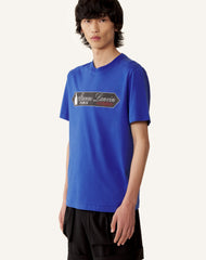 T-shirt Imprimé Etiquette Lanvin Blue