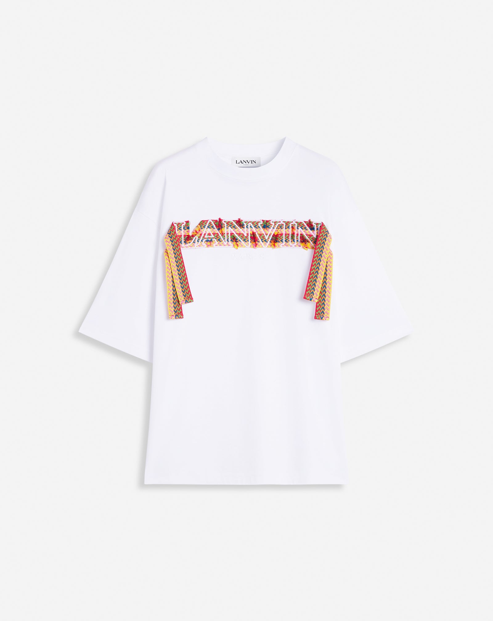White Curb Lace Lanvin Oversized T-shirt