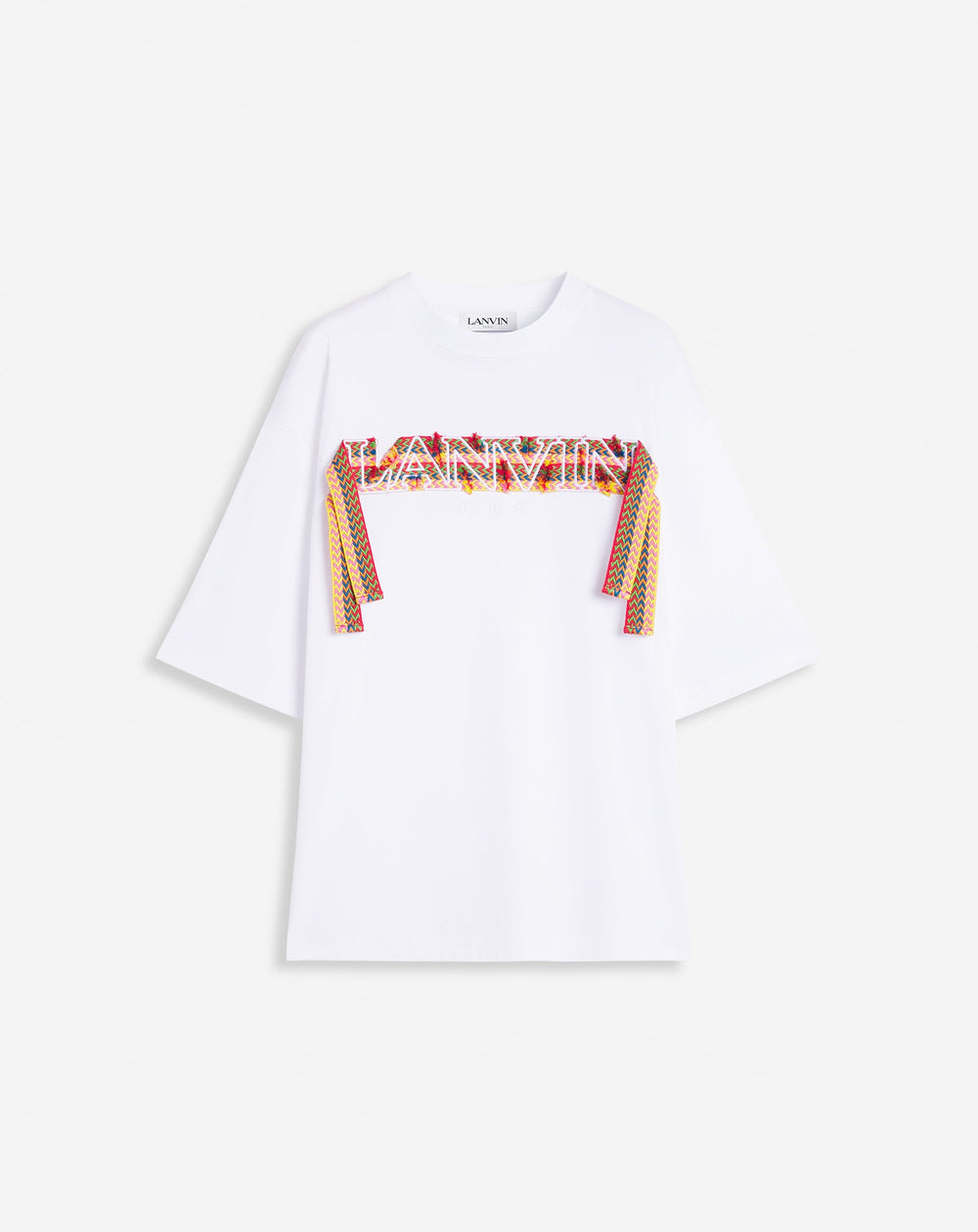 White Curb Lace Lanvin Oversized T-shirt