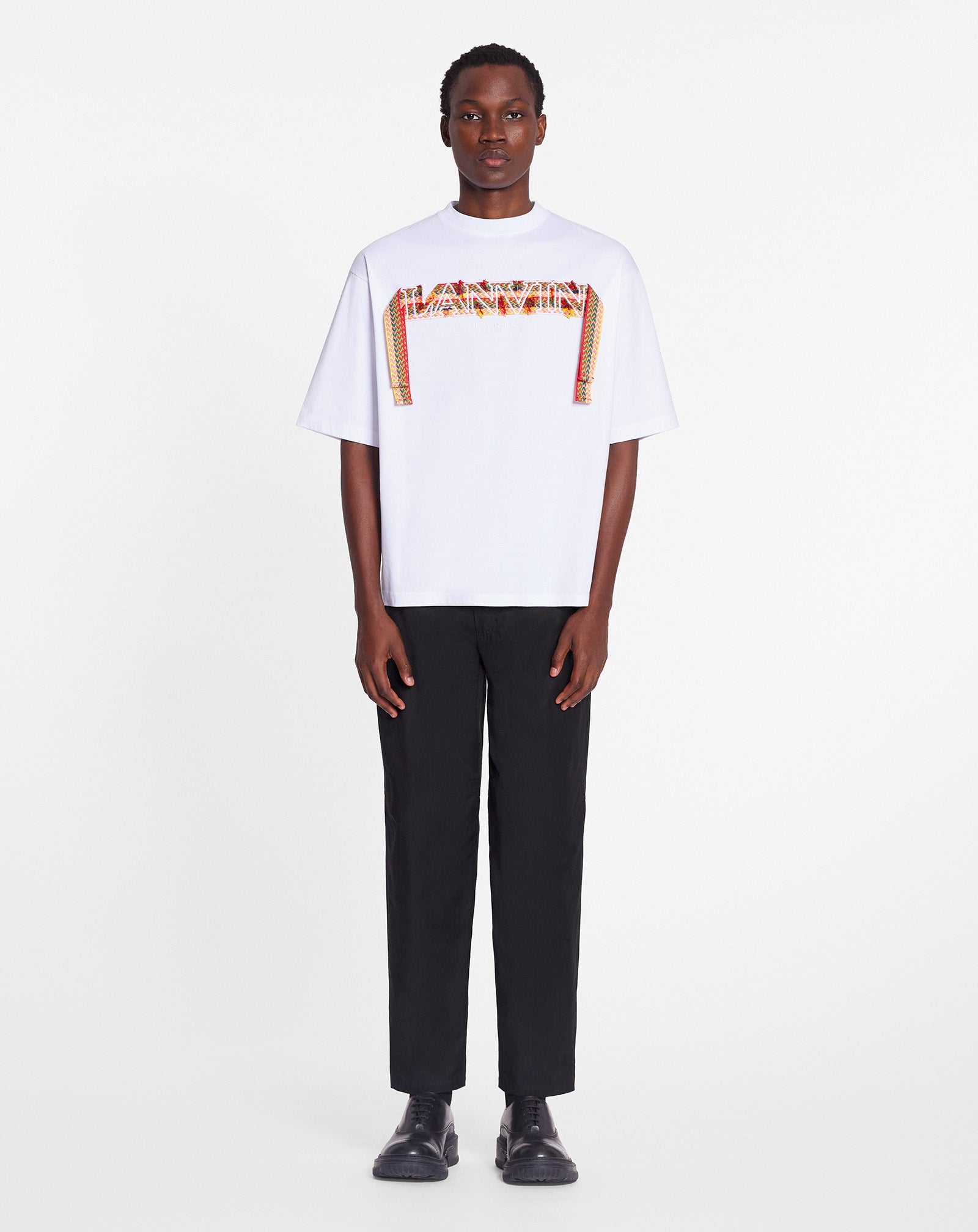 White Curb Lace Lanvin Oversized T-shirt