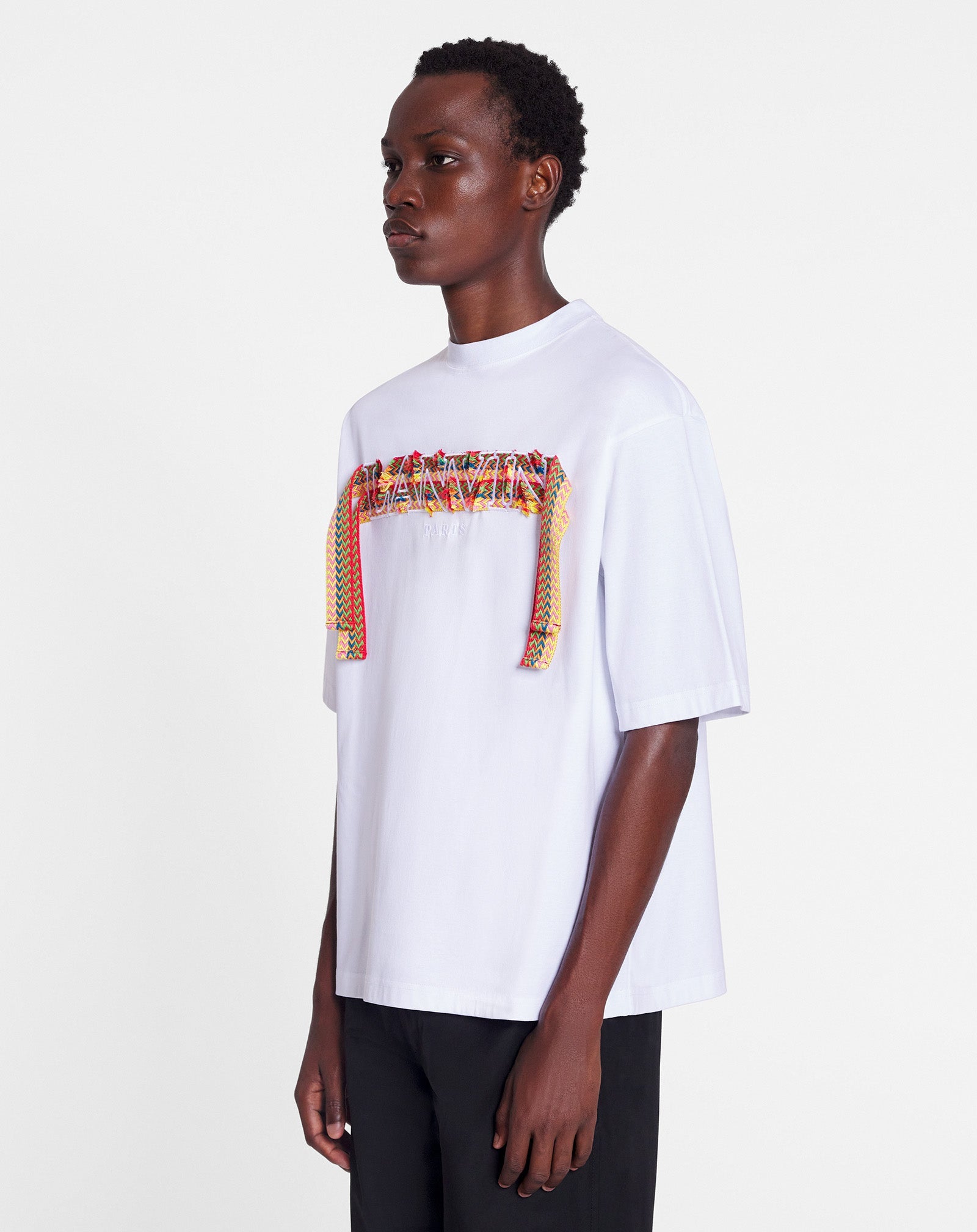 White Curb Lace Lanvin Oversized T-shirt
