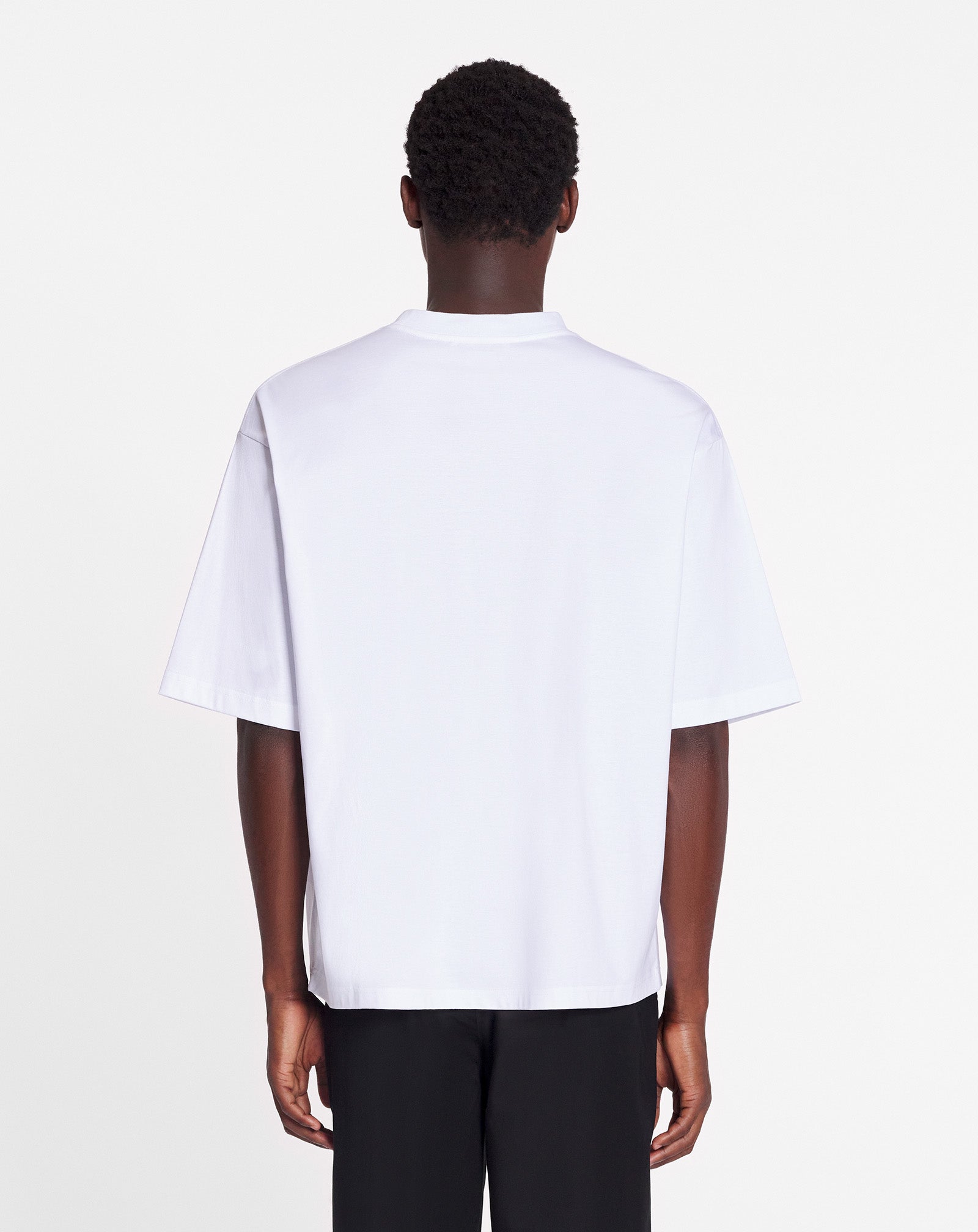 White Curb Lace Lanvin Oversized T-shirt