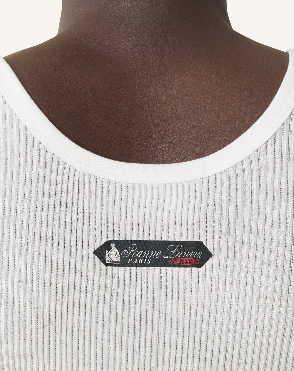 Débardeur En Jersey Plissé White
