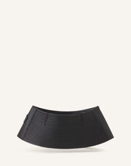 Ceinture Large En Cuir Black