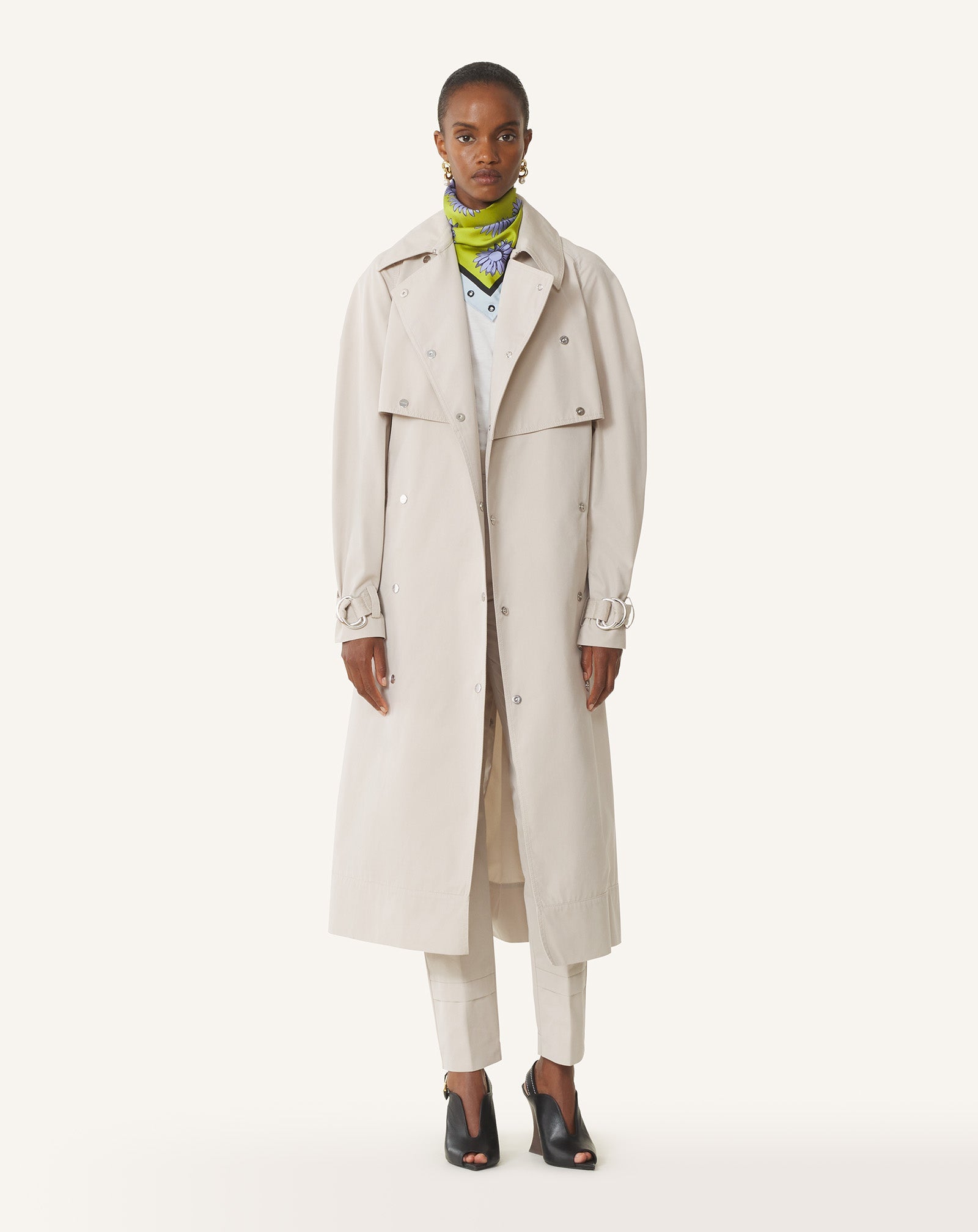 Trench En Coton White