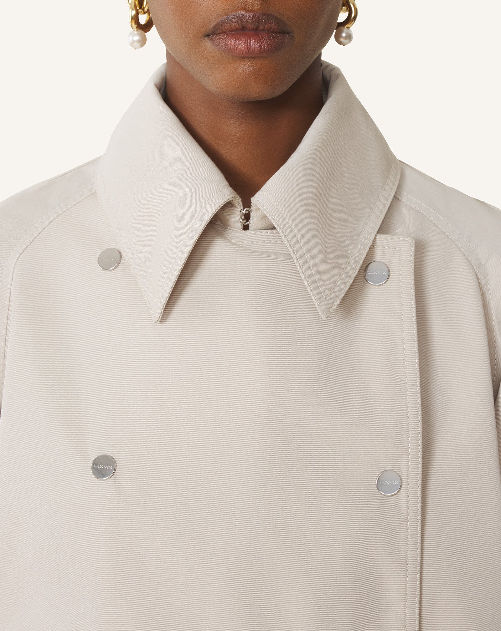 Trench En Coton White
