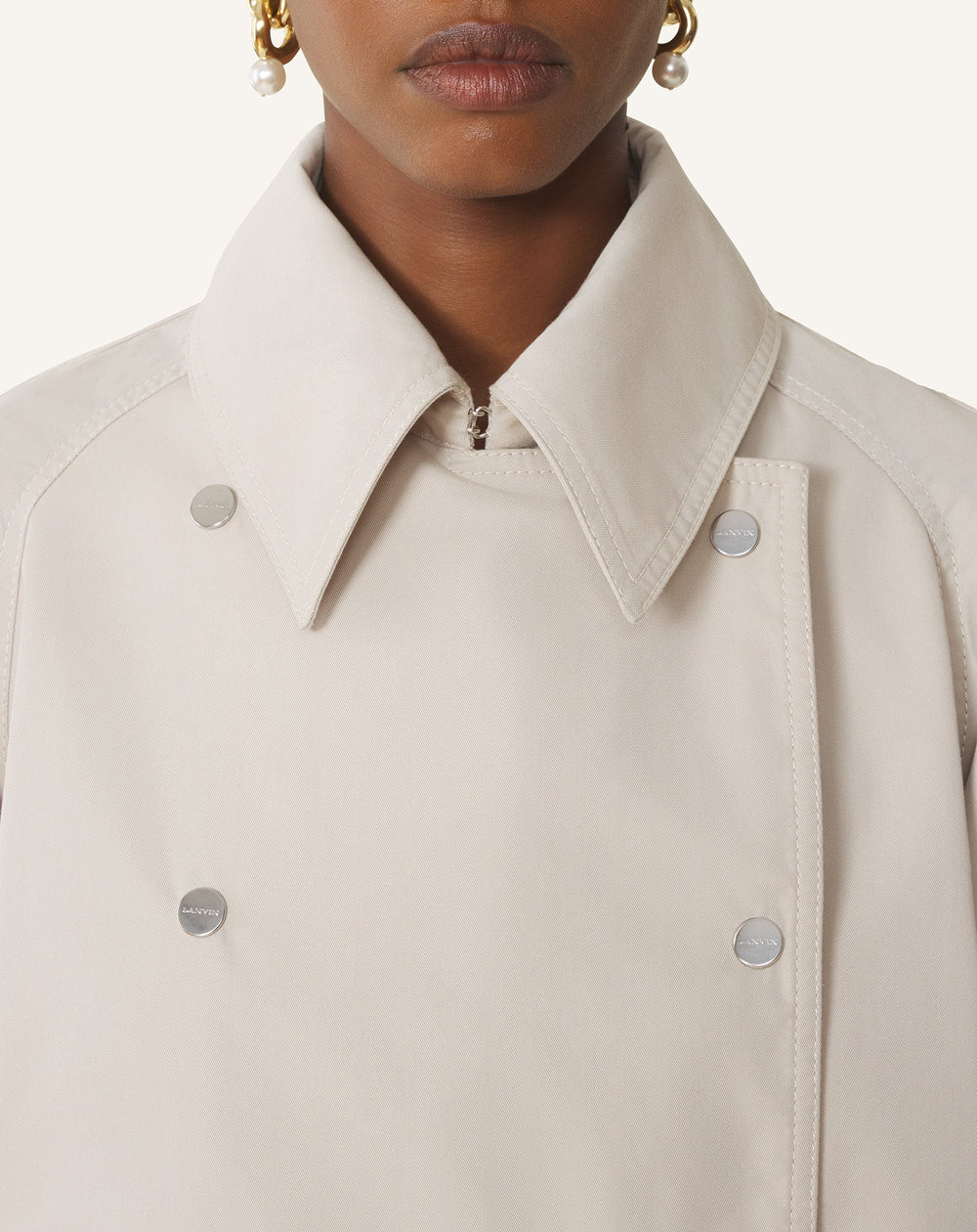 Trench En Coton White