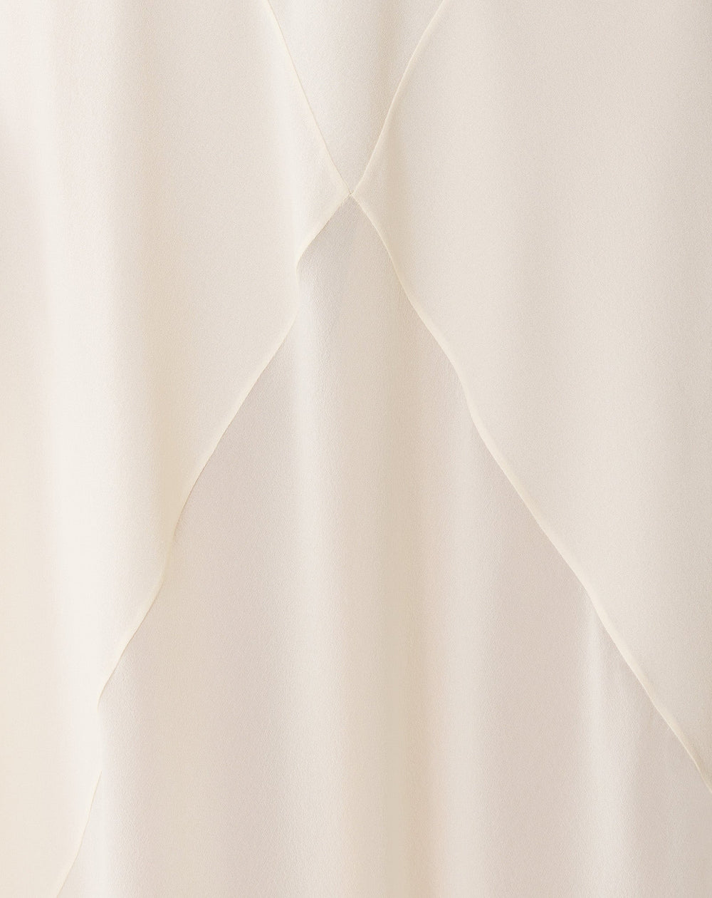 Robe Longue En Georgette De Soie White