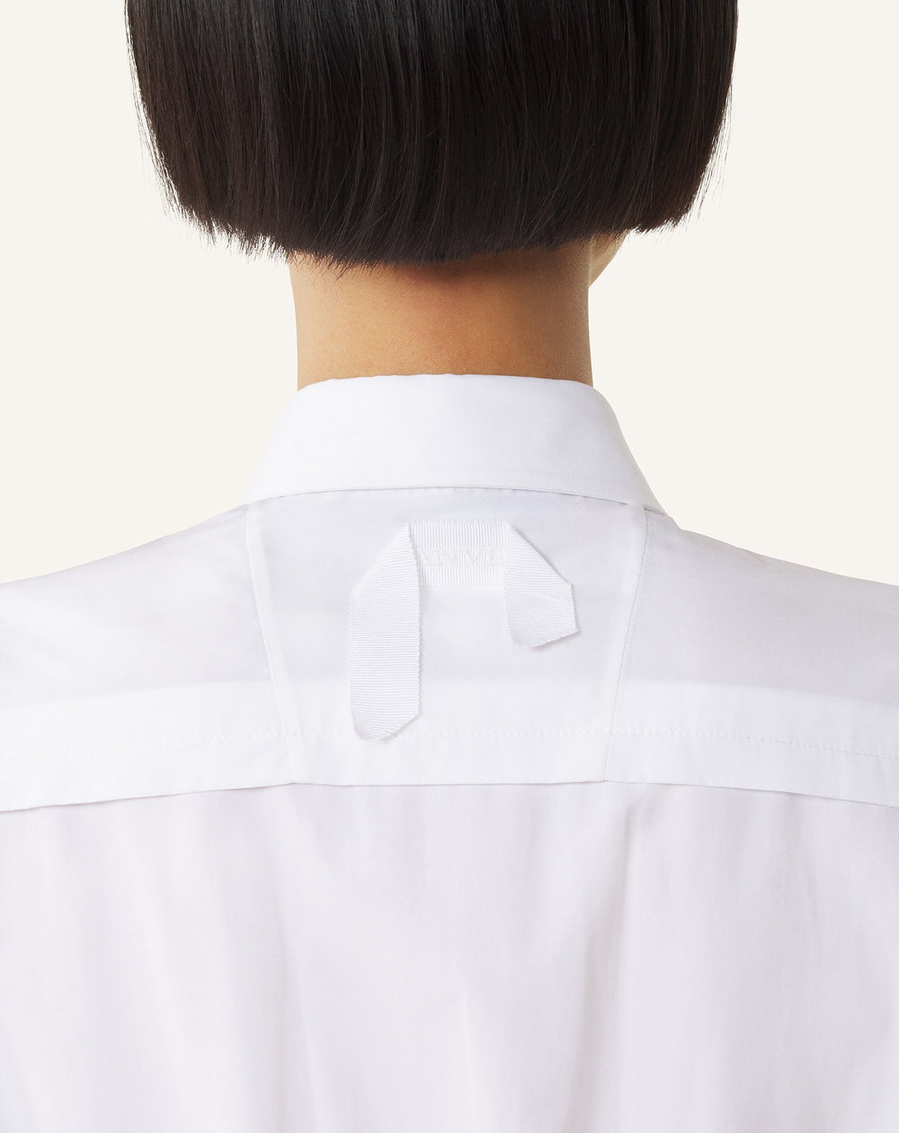 Robe Chemise En Popeline De Coton White
