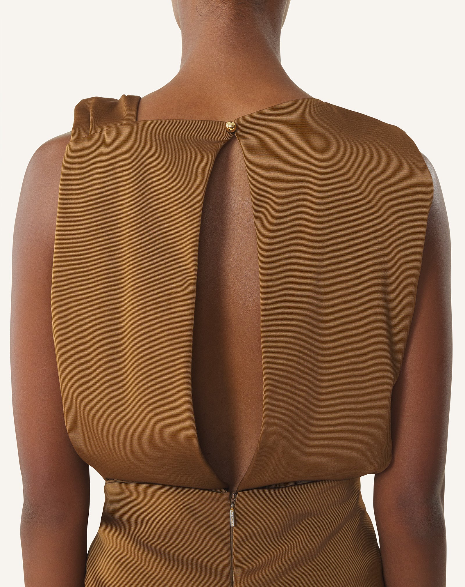 Robe Midi En Viscose Brown