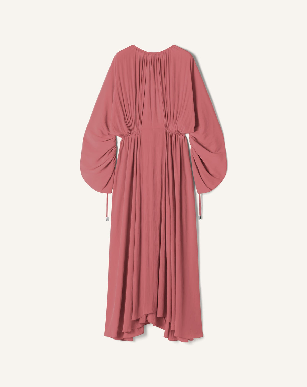 Robe Cintrée En Charmeuse Pink