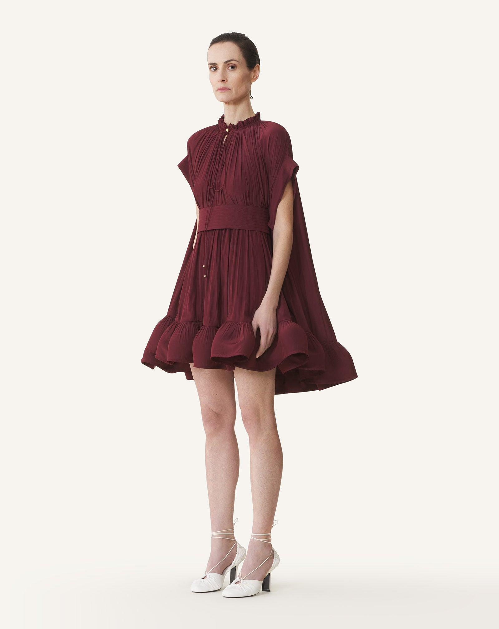 Red Short Charmeuse Dress