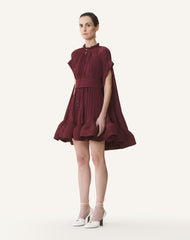 Red Short Charmeuse Dress