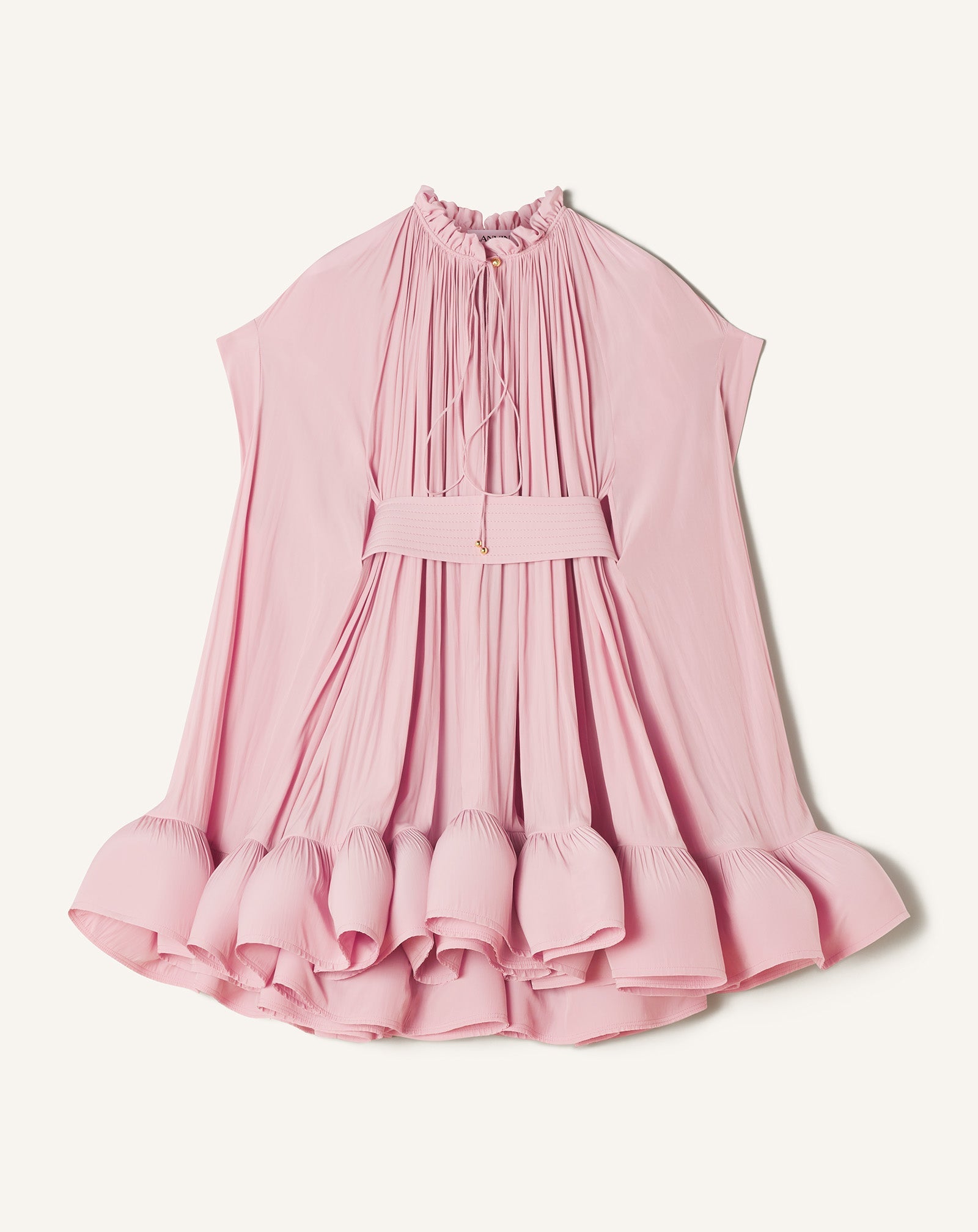SHORT CHARMEUSE DRESS PINK