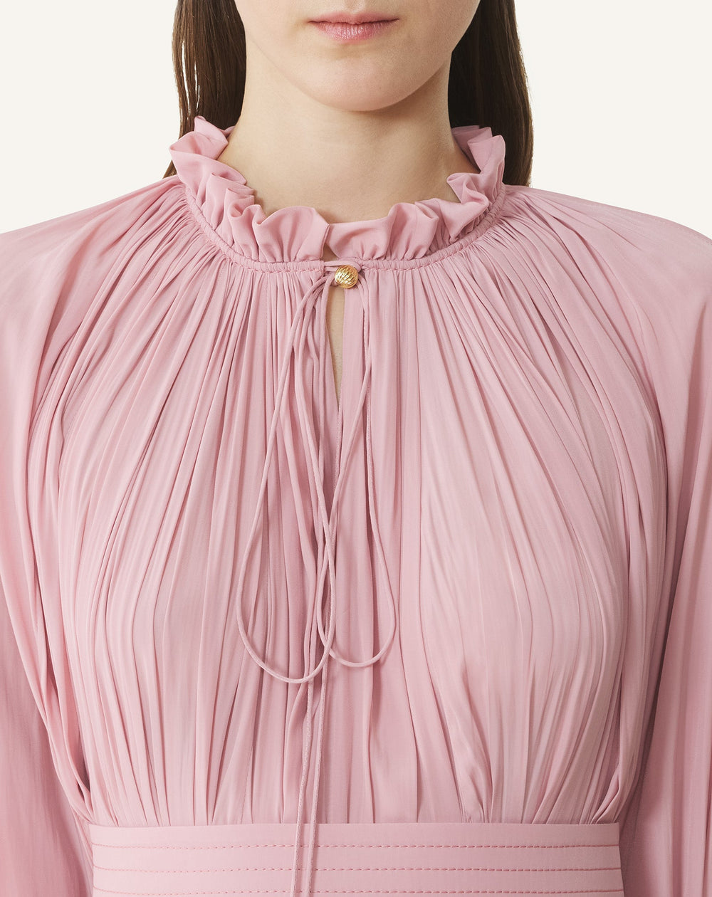 SHORT CHARMEUSE DRESS PINK