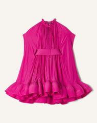 Pink Short Charmeuse Dress