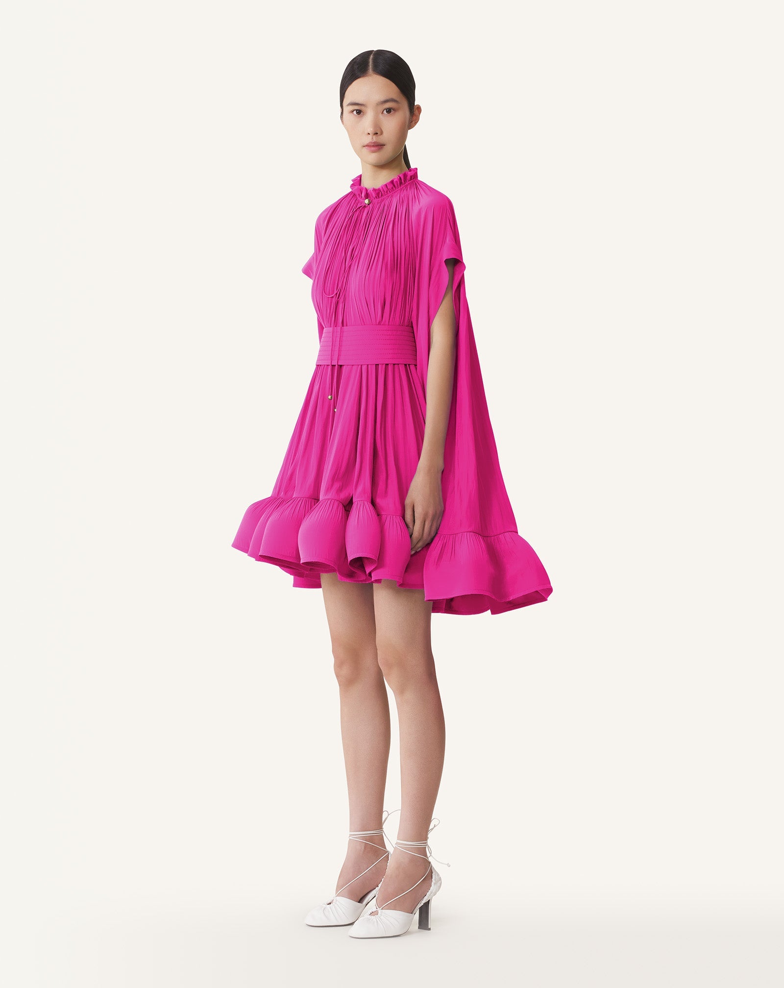 Pink Short Charmeuse Dress