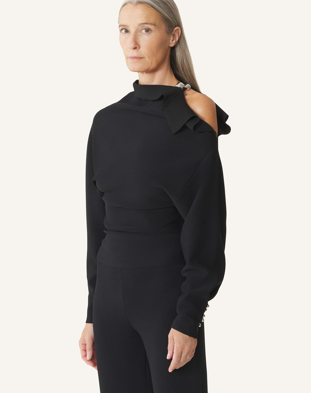 Pull En Viscose Black