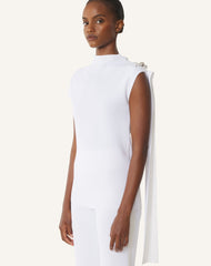 Haut En Viscose White