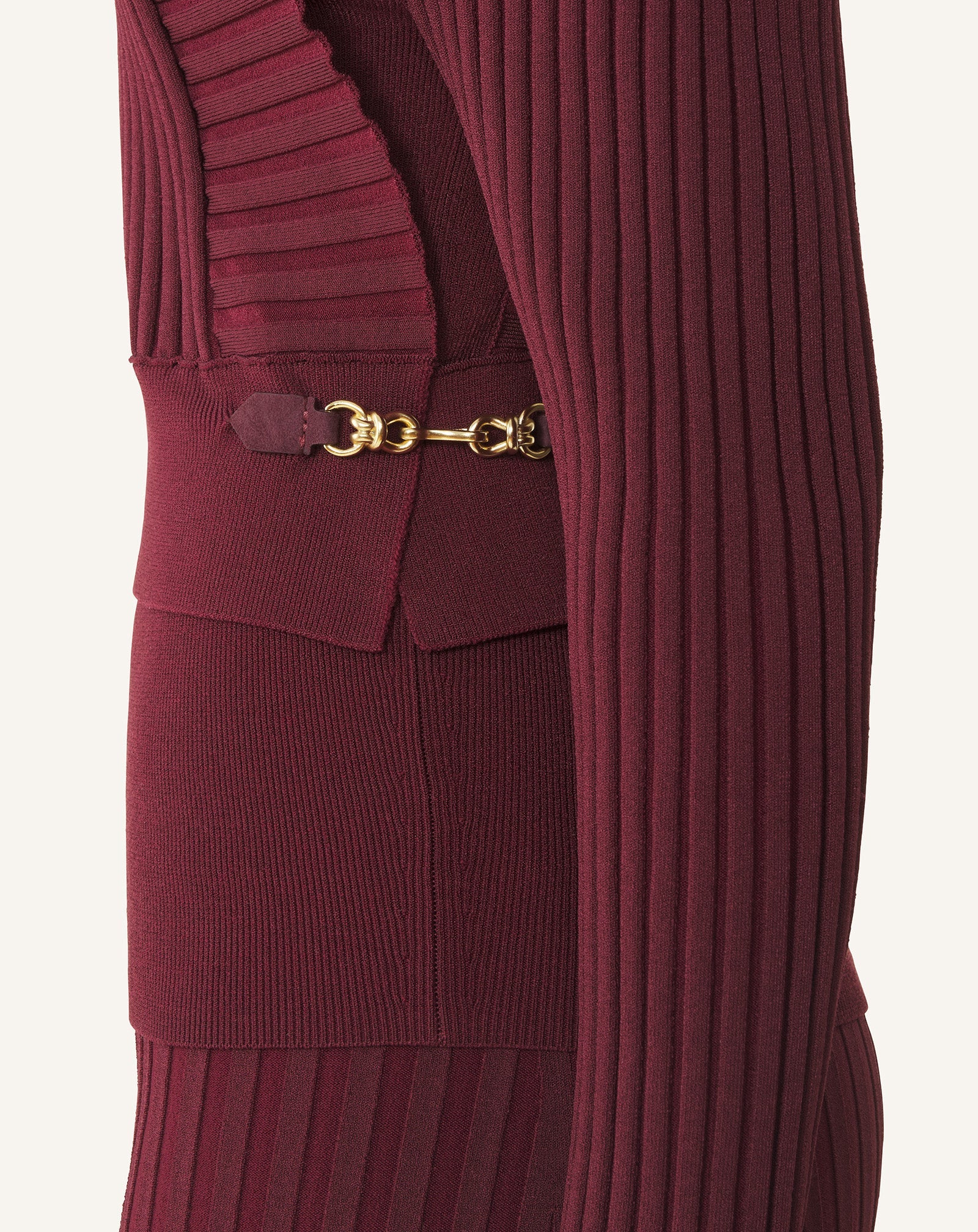 Pull À Plastron En Viscose Red