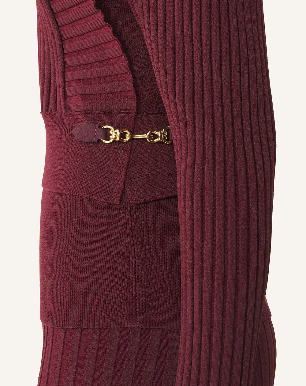 Pull À Plastron En Viscose Red