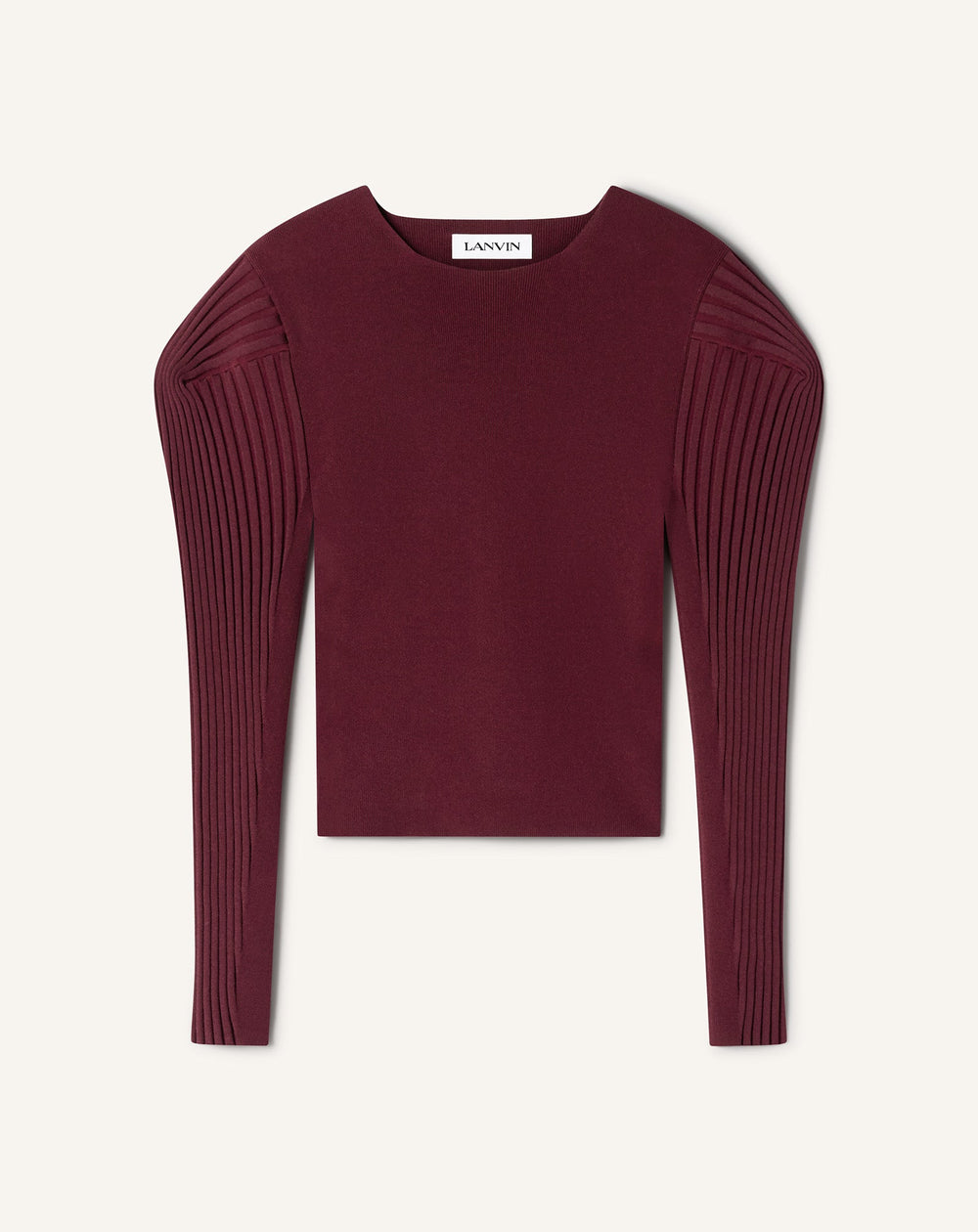 Pull À Plastron En Viscose Red
